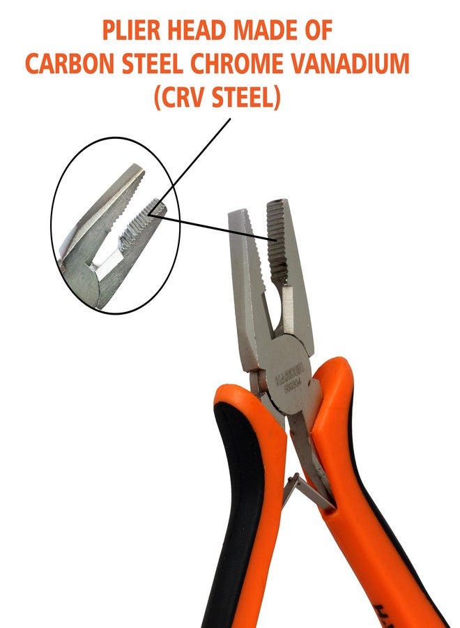 Harden 4.5" Mini Combination Plier - Made of CRV Steel, Non-Slip Handle - 560304 - Image 2